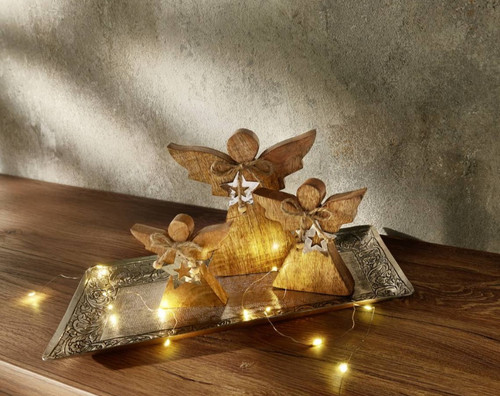 Engel aus mango holz - engel,