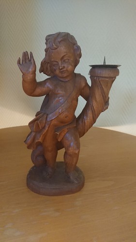 Kerzenhalter engel aus - aus, holz