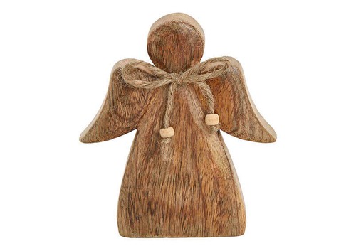 Engel aus mangoholz eine - -,