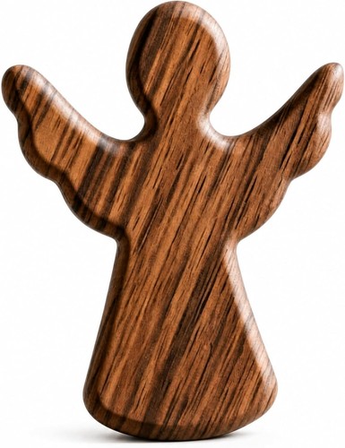 Schutzengel aus olivenholz - schutzengel,