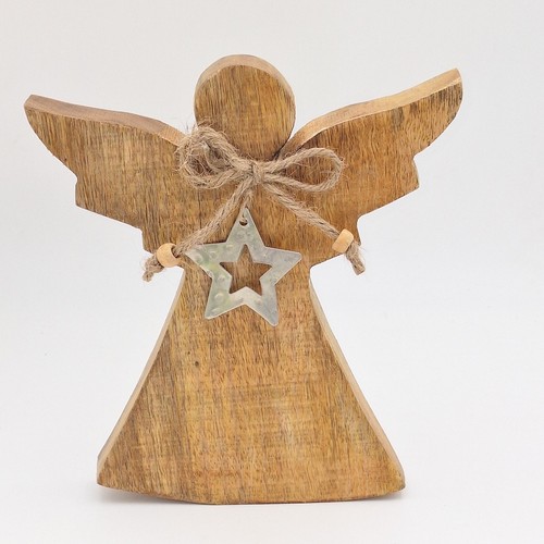 Engel aus mango holz - mango,